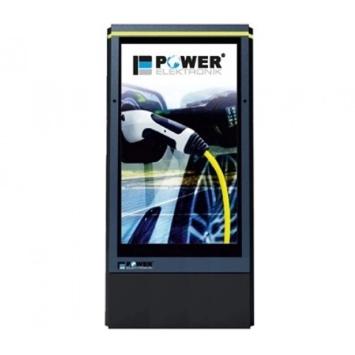 Reklam Panelli Araç Şarj Cihazı PWR33 Adverzone Duo Ac 2x22 EVC