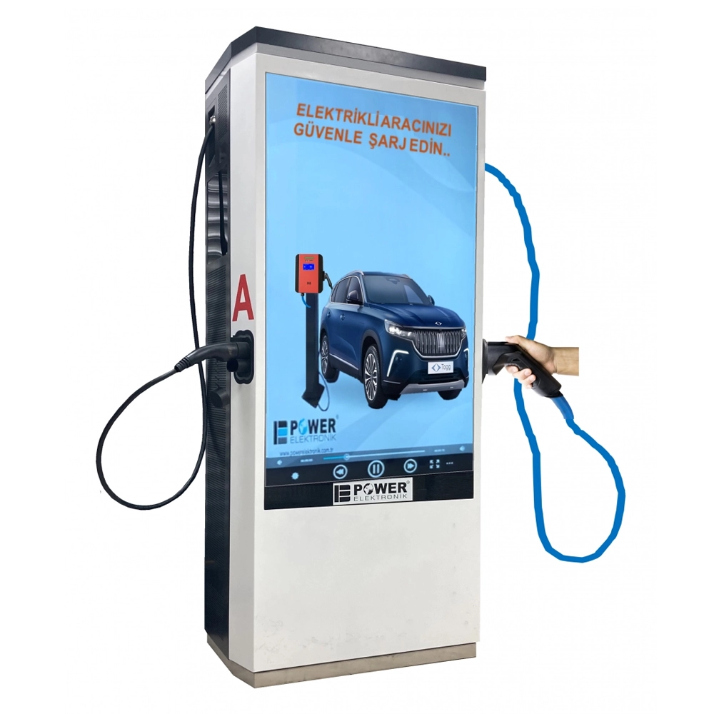 Reklam Panelli Araç Şarj Cihazı PWR33 Adverzone Duo Dc 180kW Reklam Panelli Araç Şarj Cihazı PWR33 Adverzone Duo Dc 180kW
